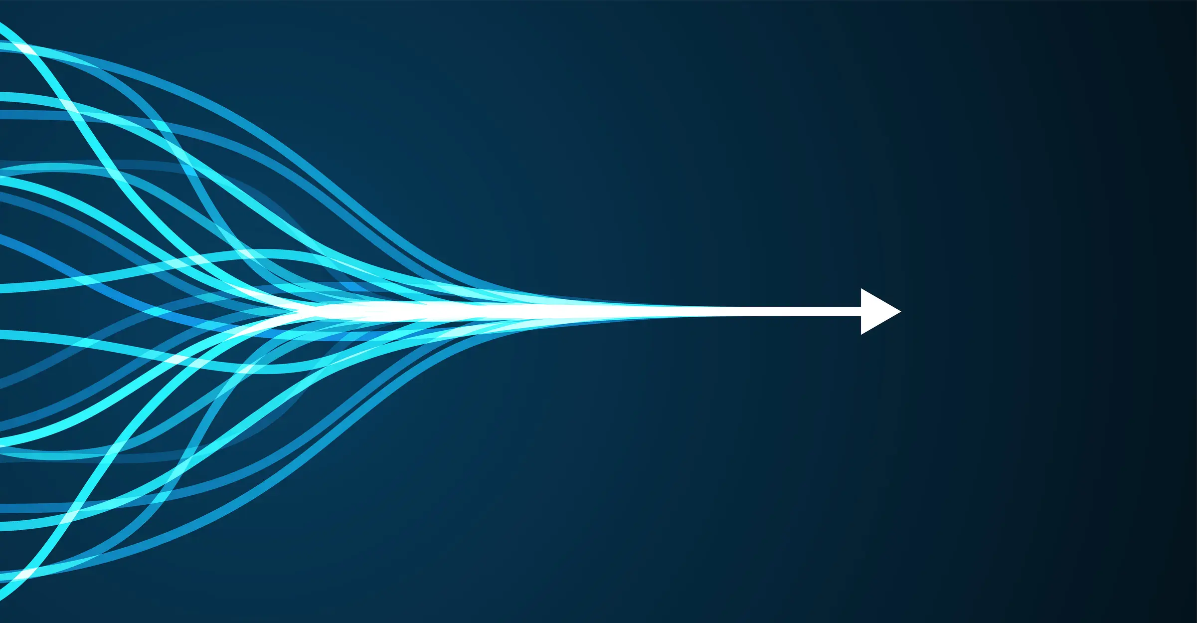 Arrow showing forward progress